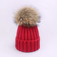 Women’s and girls Pompon Hats and Scarves Sets